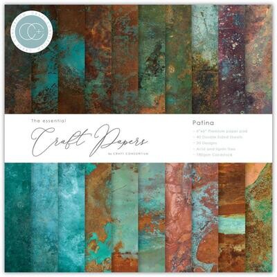 Craft Consortium - Patina - 6"x6" Double-sided Paper Pad 