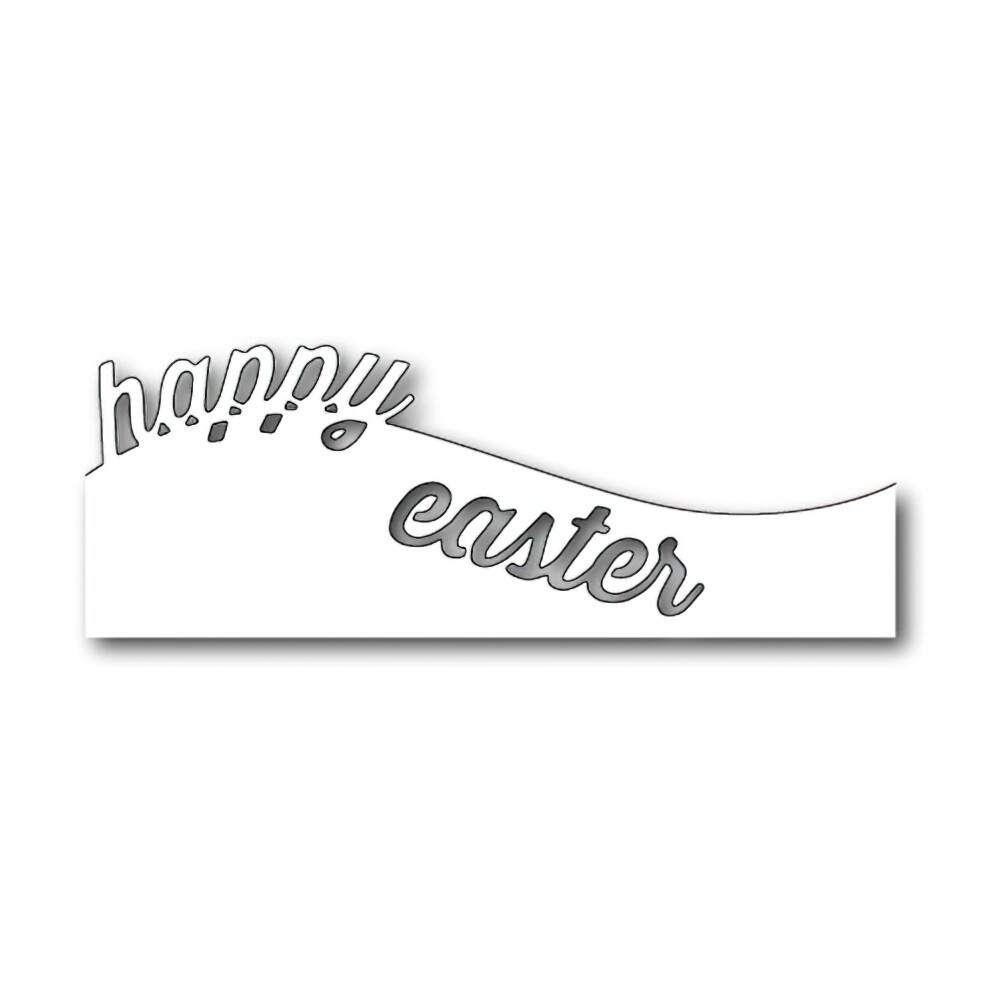 Memory Box - Curved Happy Easter Die