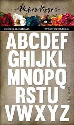 Paper Rose Die - Alphabet