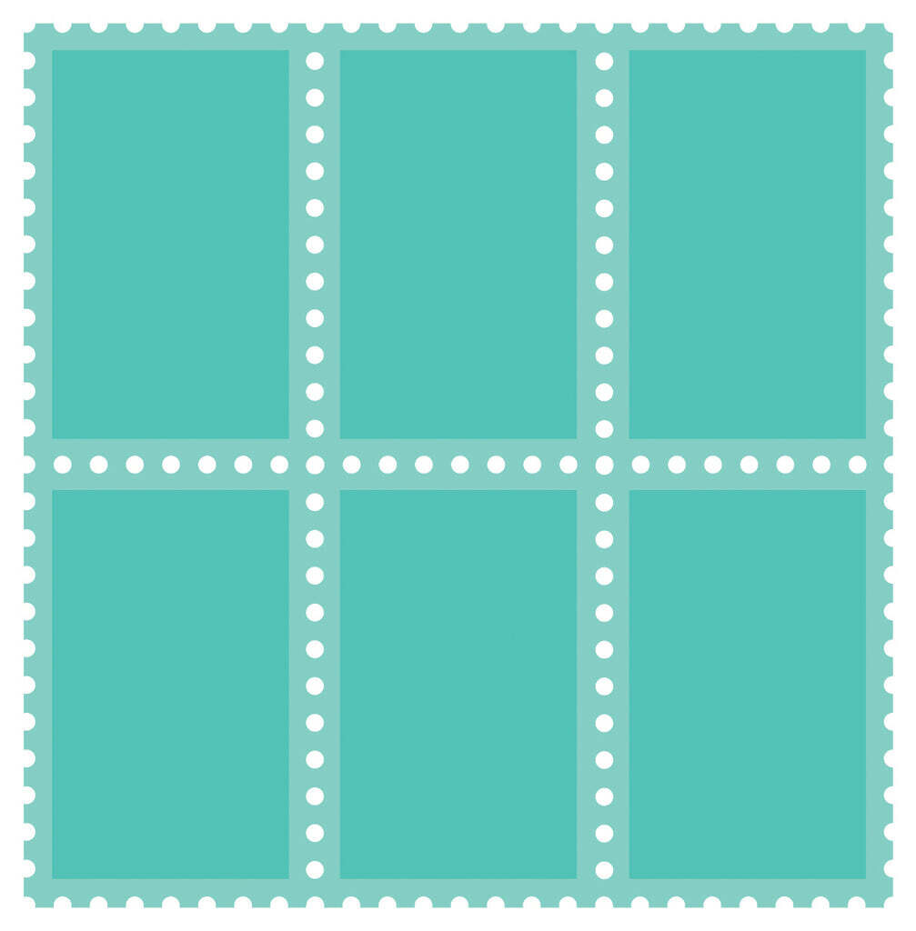 Kaisercraft Decorative die - Postage Stamp Set Die