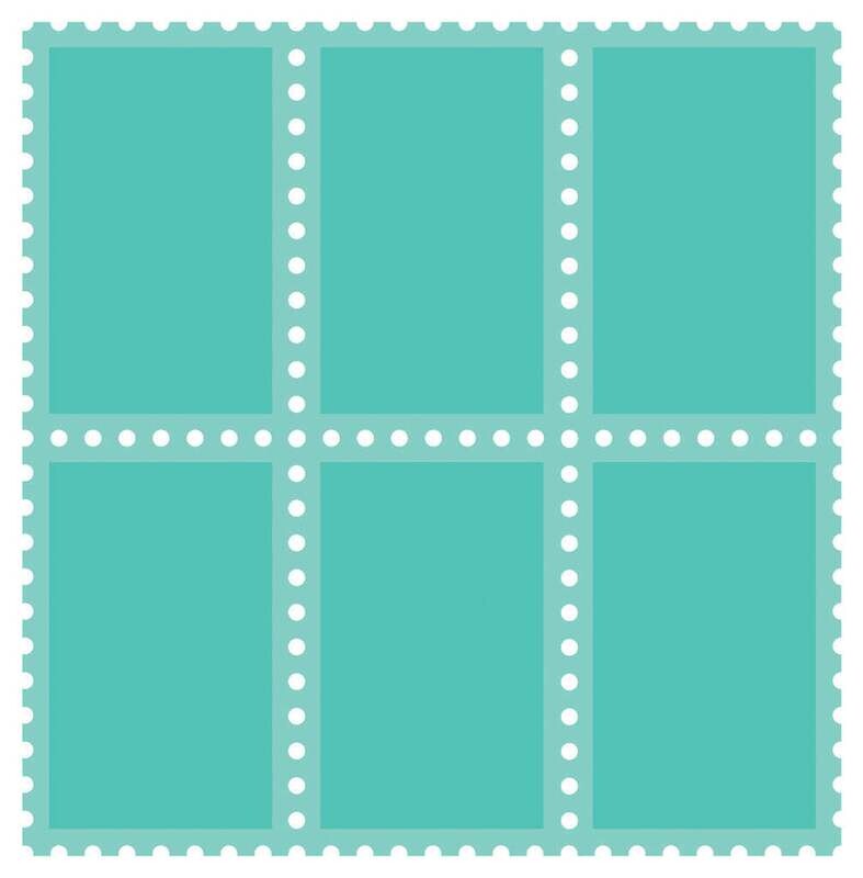 Kaisercraft Decorative die - Postage Stamp Set Die