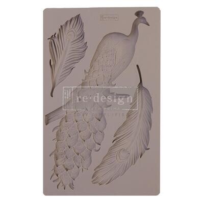 Prima Marketing - Re-Design Decor Mould - 5&quot;x8&quot; - Regal Peacock