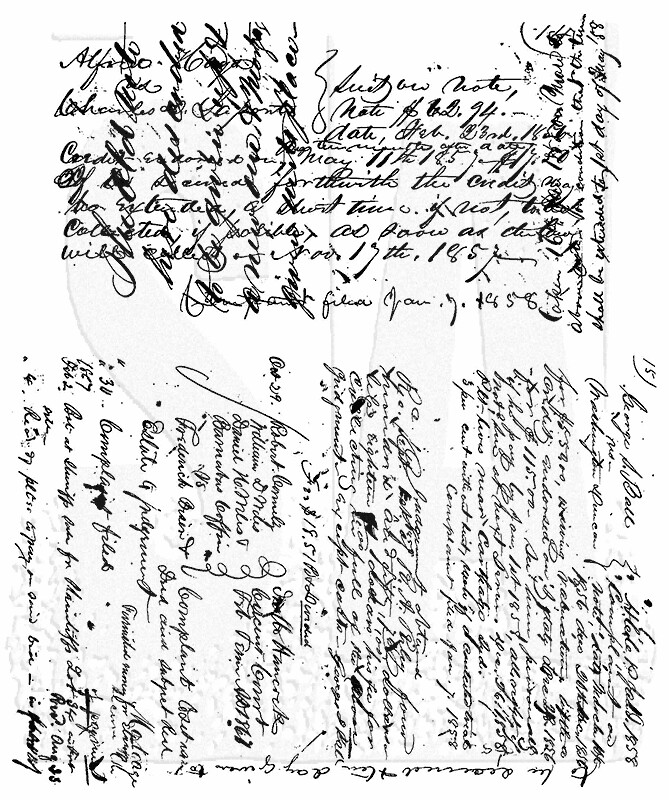 Stampers Anonymous - Tim Holtz - Cling Mount Stamps - Ledger Script