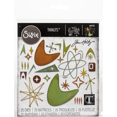 Sizzix - Thinlits Dies By Tim Holtz - Atomic Elements