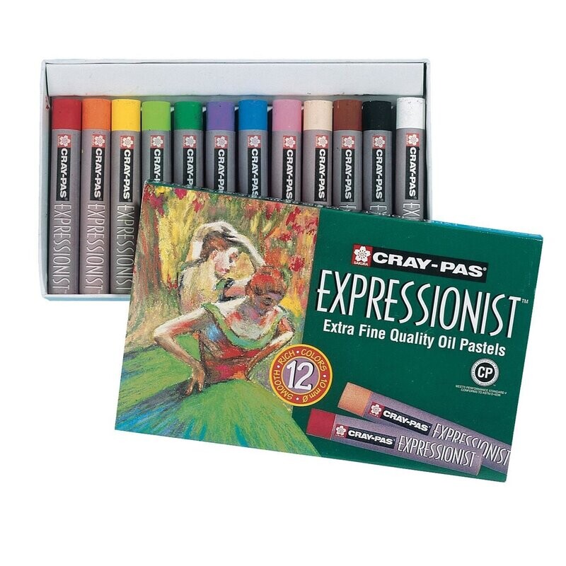 Sakura Cray-Pas -  Expressionist Oil Pastels - 12/Pkg