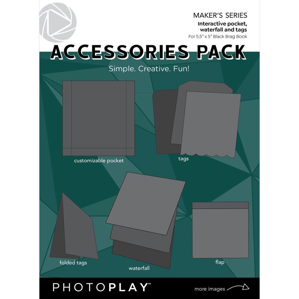 PhotoPlay - Brag Book Accessories Pack - Black