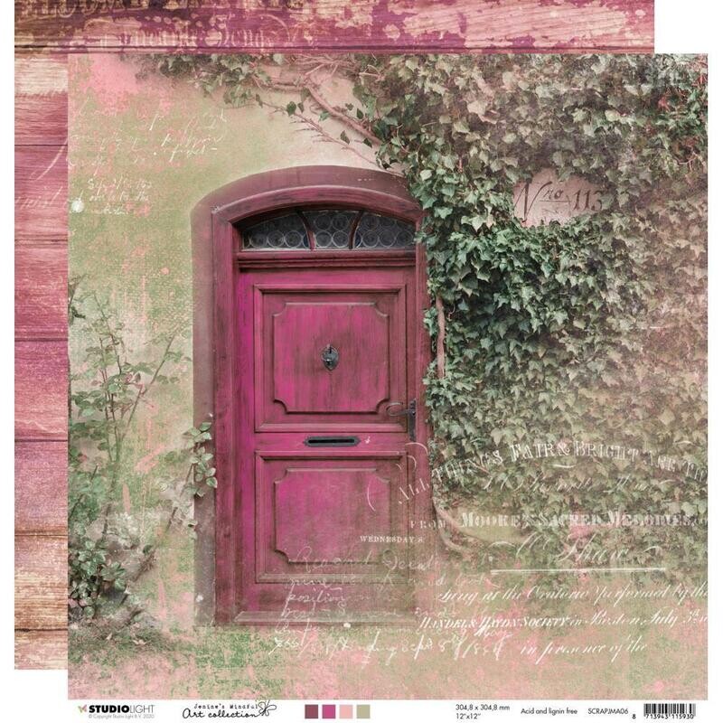 Studio Light - 12x12 Double-sided Paper sheet - Jenines Mindful Art collection #6