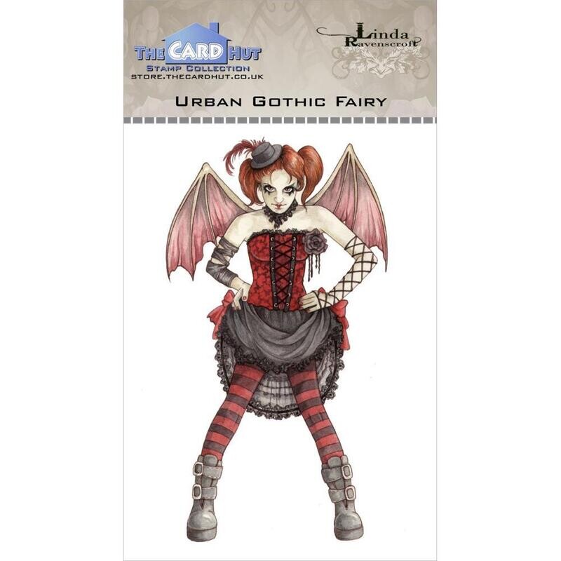 The Card Hut - Clear Stamps -  Fairies - Urban Gothic Fairy
