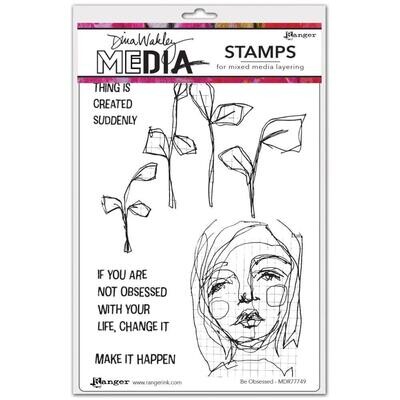 Ranger - Dina Wakely Stamps - Be Obsessed
