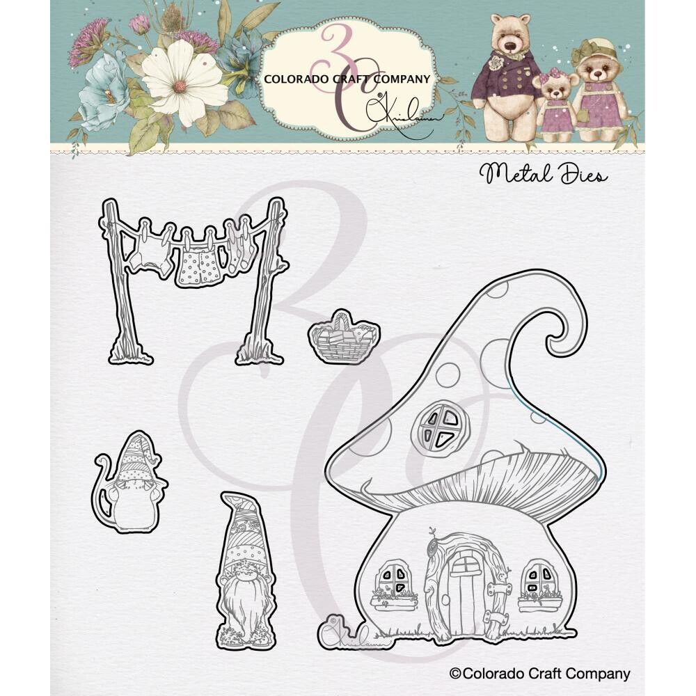 Colorado Craft Company - Metal Die - Gnome Home