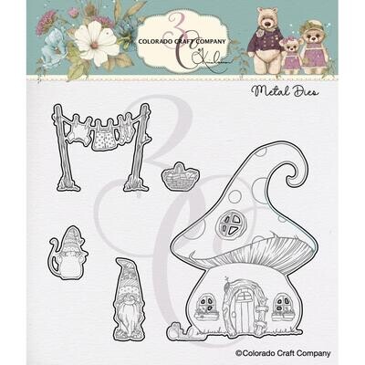 Colorado Craft Company - Metal Die - Gnome Home