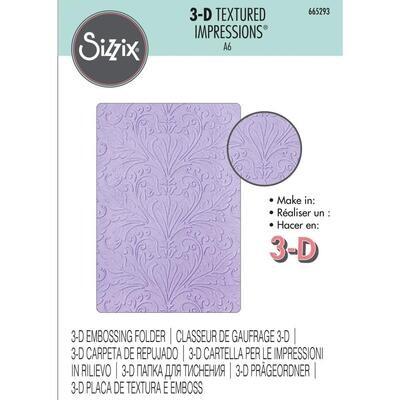 Sizzix - 3D Textured Impressions Embossing Folder - Art Nouveau