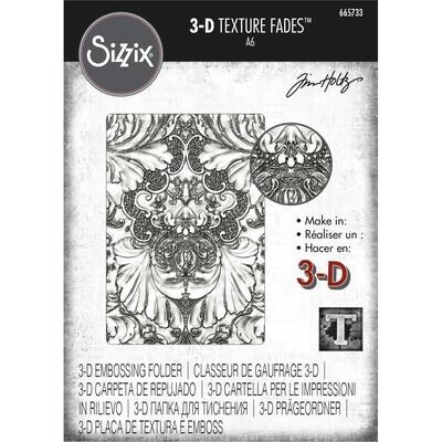 Sizzix - 3D Texture Fades by Tim Holtz Embossing Folder - DAMASK