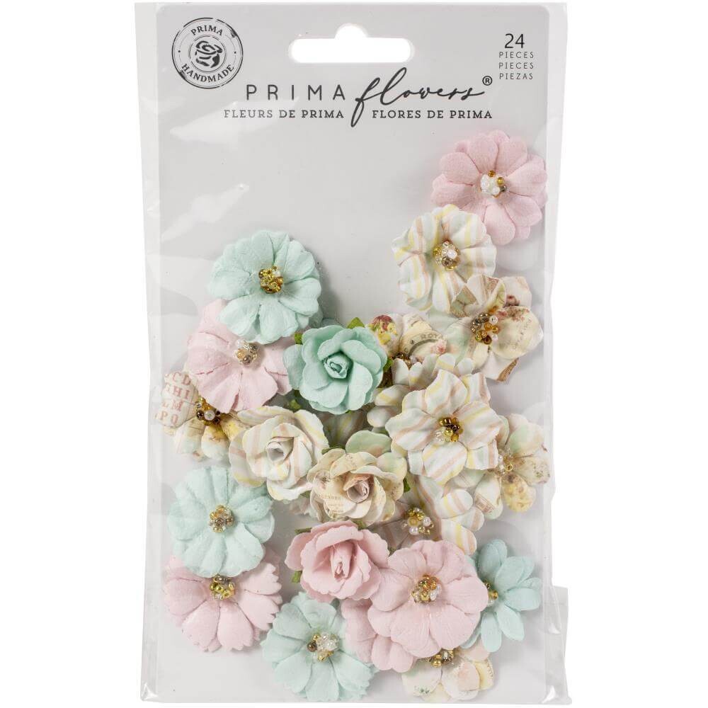 Prima Marketing - Mulberry Paper Flowers - Pixies - Magic Love