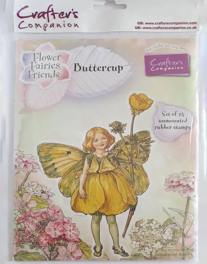 Crafter&#39;s Companion - Clear Stamp - Flower Fairies Friends - Buttercup