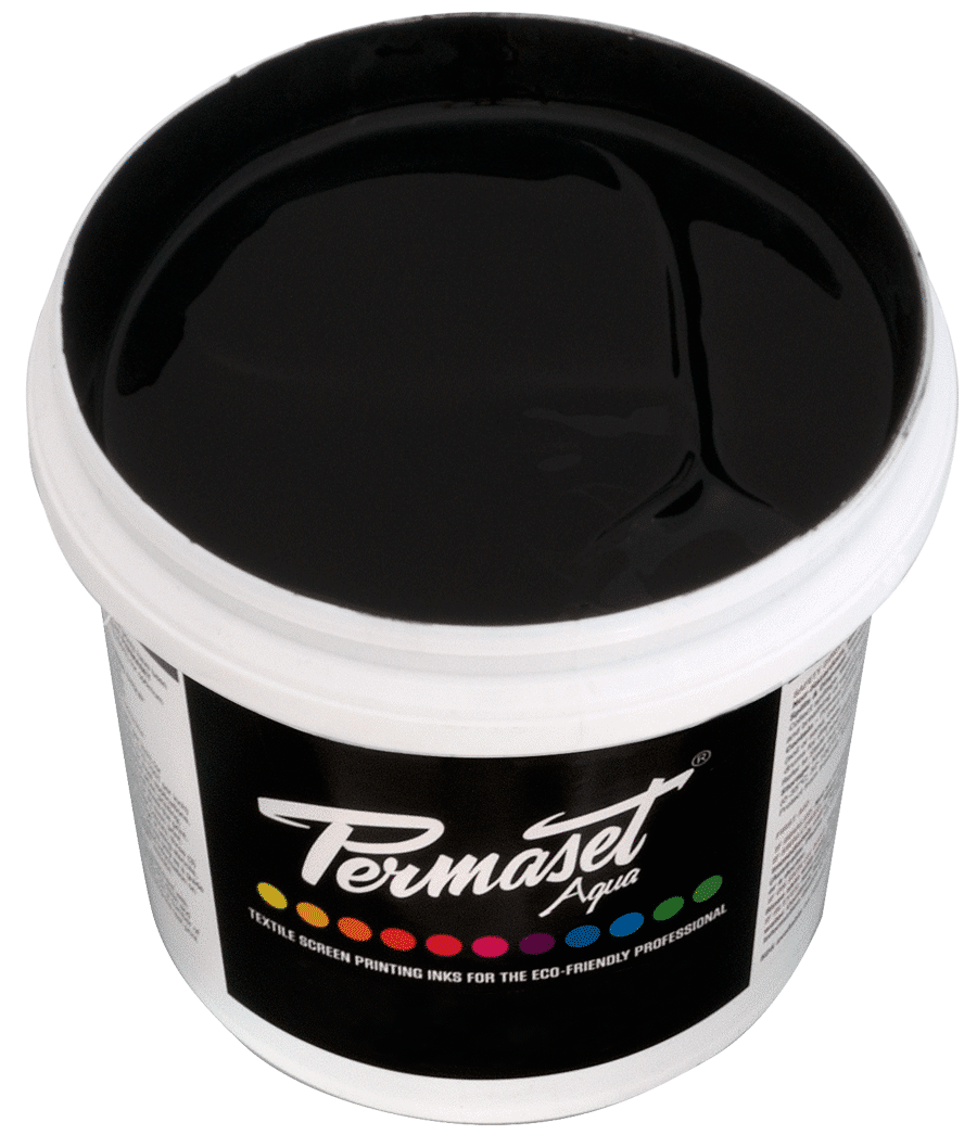 Permaset Aqua Ink - 1 litre Process Black