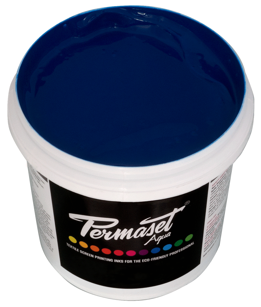 Permaset Aqua Ink - 1 litre Process Cyan