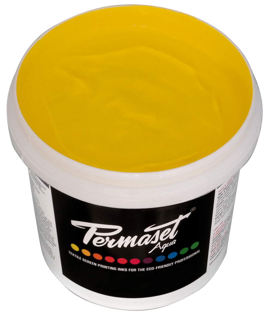 Permaset Aqua Ink - 1 litre Process Yellow
