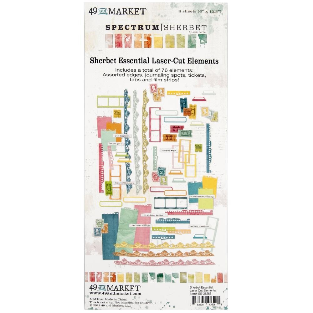 49 and market - Spectrum Sherbet Cut Out Essentials