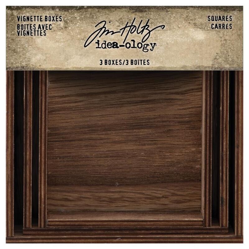 Tim Holtz - Idea-ology - Square Vignette Boxes