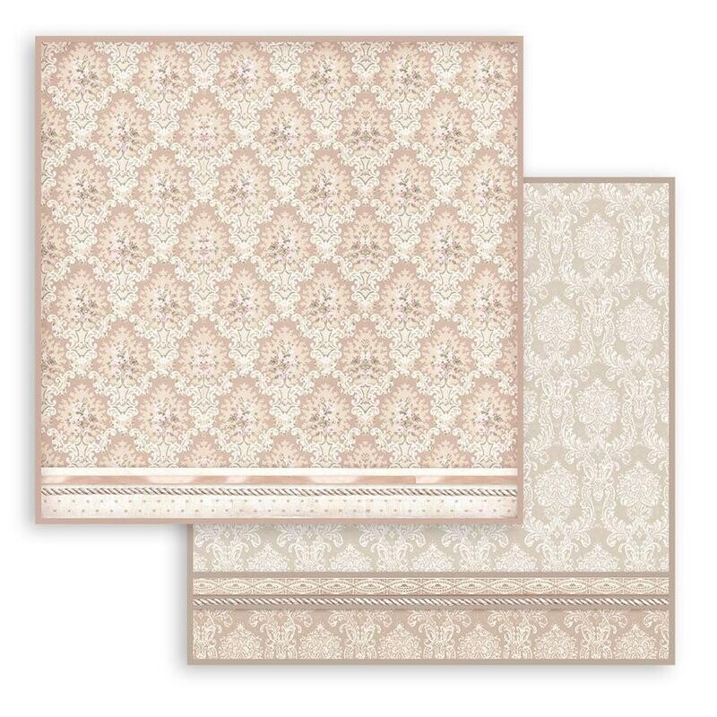 Stamperia - Wallpaper - You and Me - 12&quot;x12&quot; Double-sided paper sheet