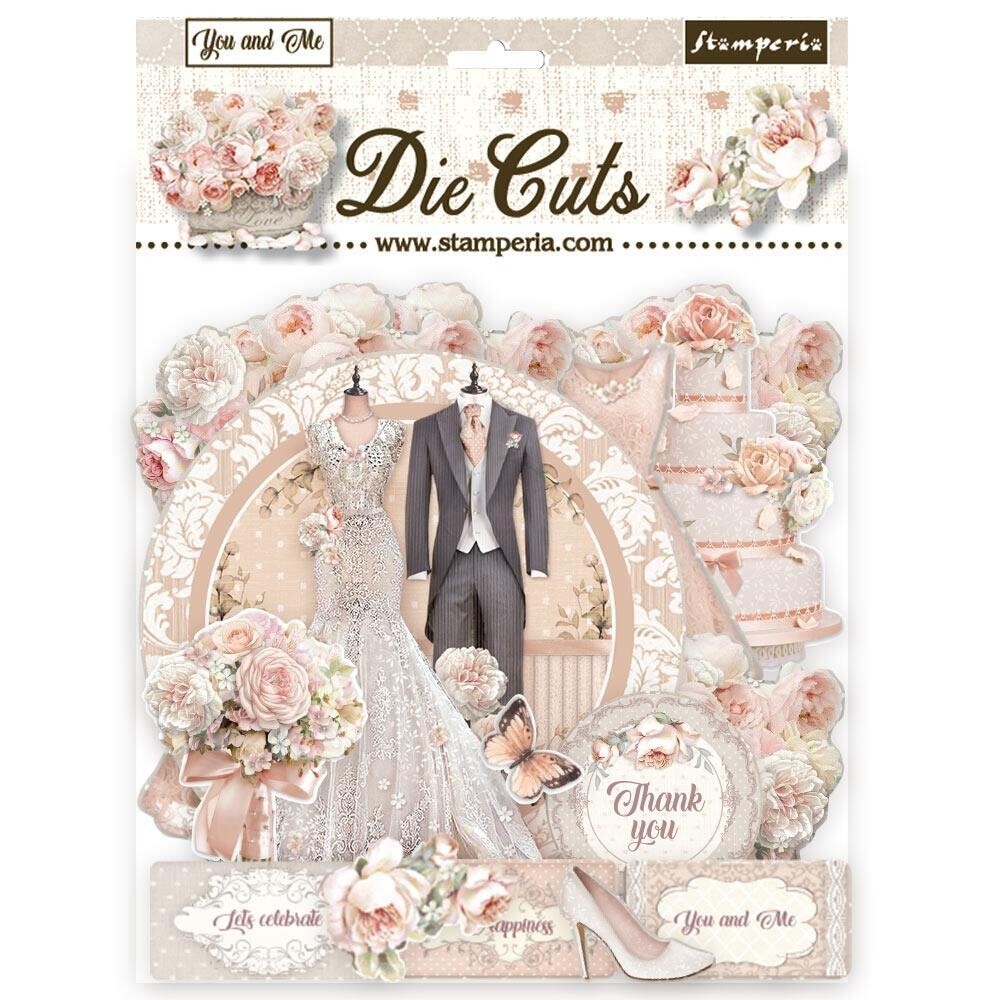 Stamperia - Die-cuts Assorted - You and Me