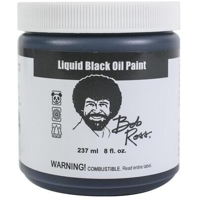 Bob Ross - Liquid Black Oil Paint 237ml