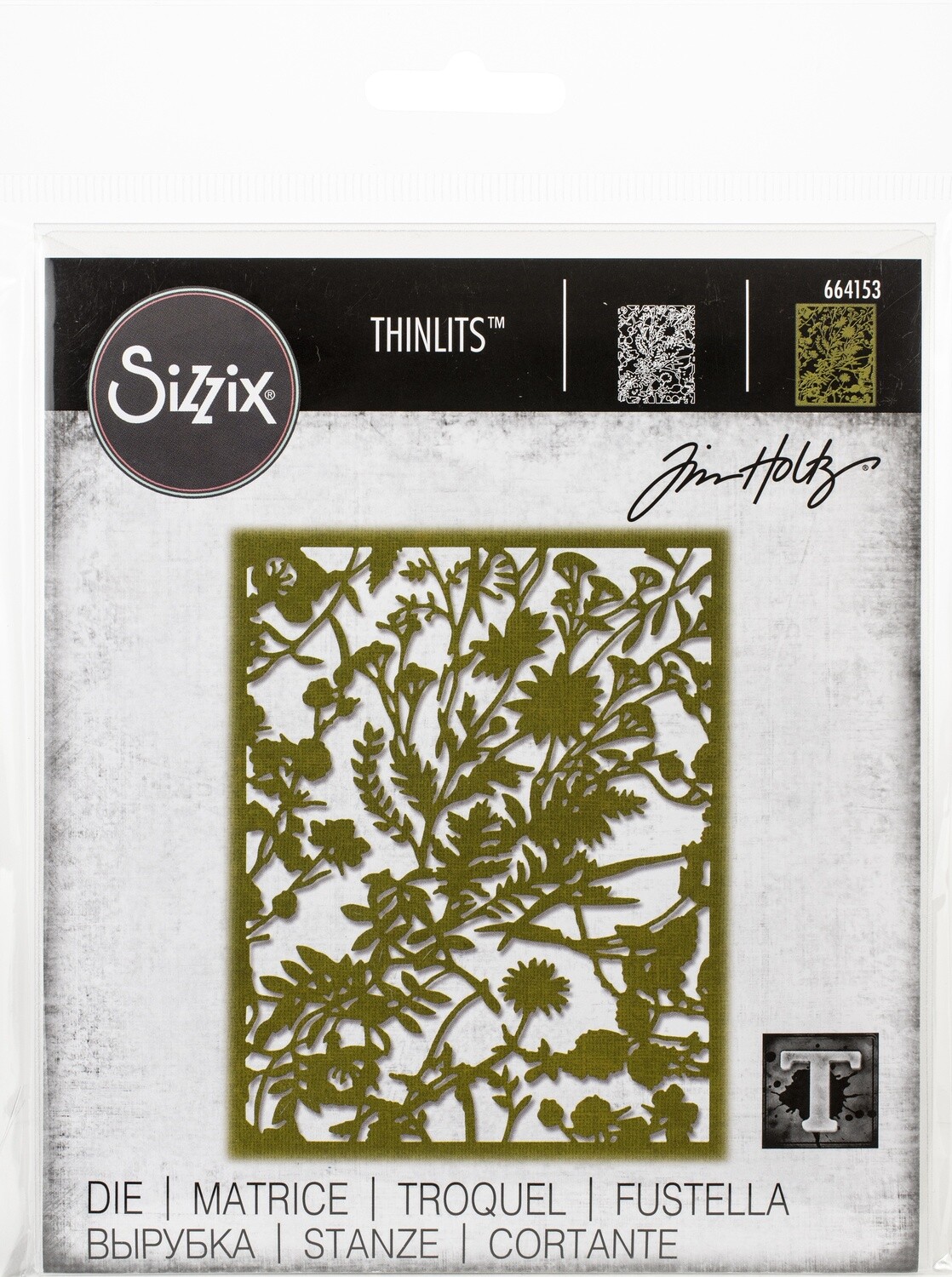 Sizzix Thinlits - Tim Holtz Die - Organic