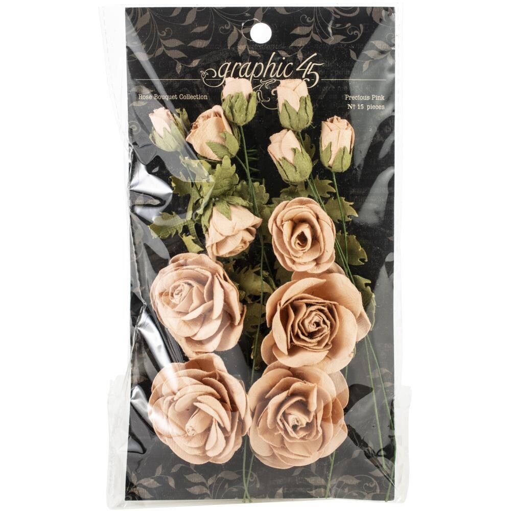 Graphic 45 - Rose Bouquet Collection - Precious Pink