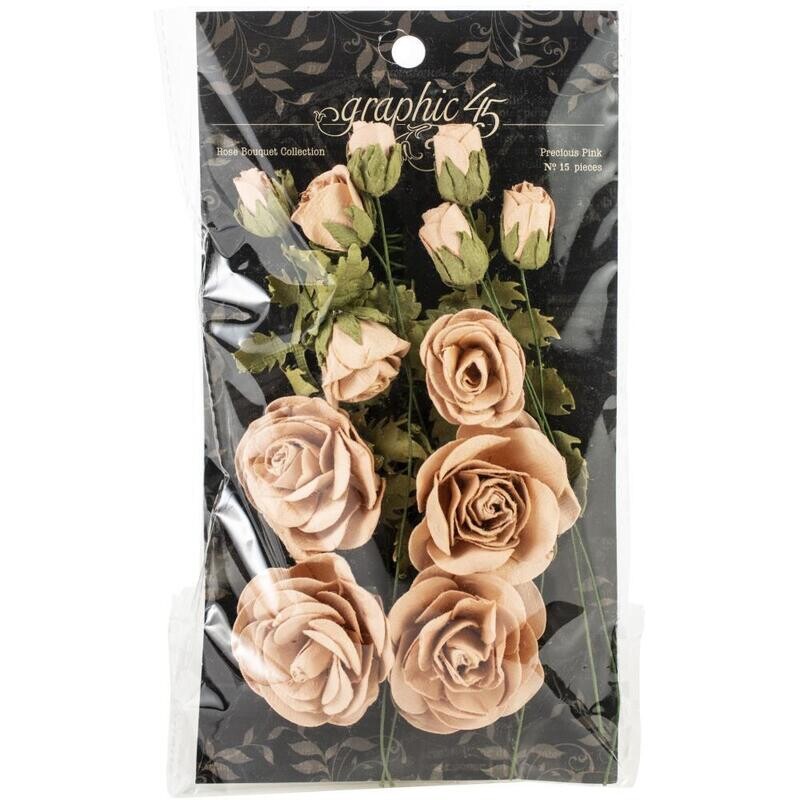 Graphic 45 - Rose Bouquet Collection - Precious Pink