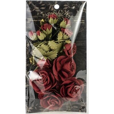 Graphic 45 - Rose Bouquet Collection - Triumphant Red