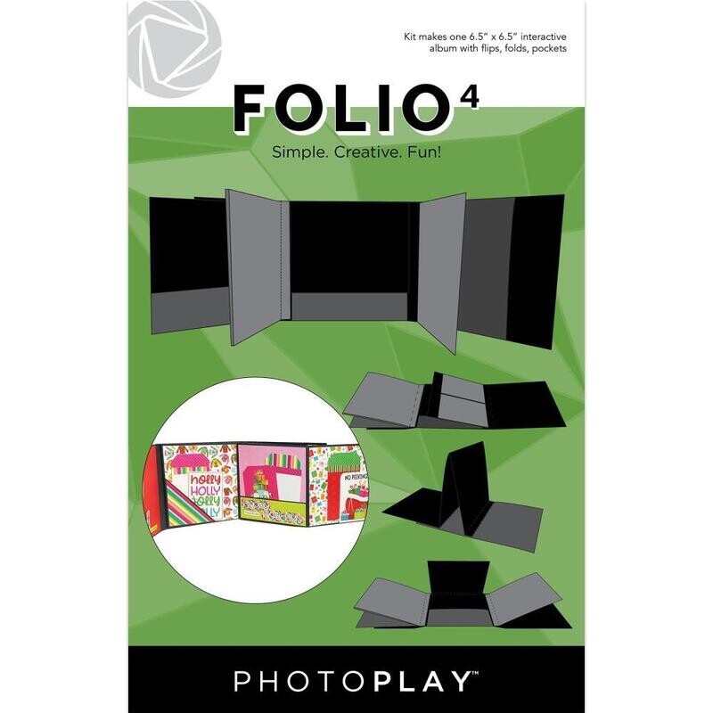 PhotoPlay - Folio 4 - 6.5" x 6.5" Black