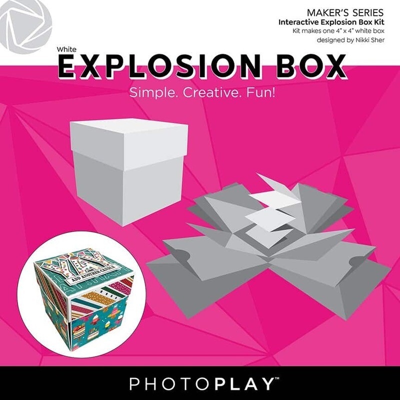 PhotoPlay - Exploding Box - White