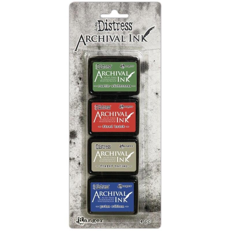 Ranger - Tim Holtz - Mini Archival Ink pads - Distress Kit #6