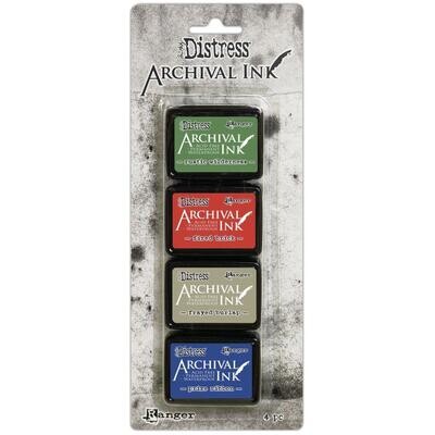 Ranger - Tim Holtz - Mini Archival Ink pads - Distress Kit #6