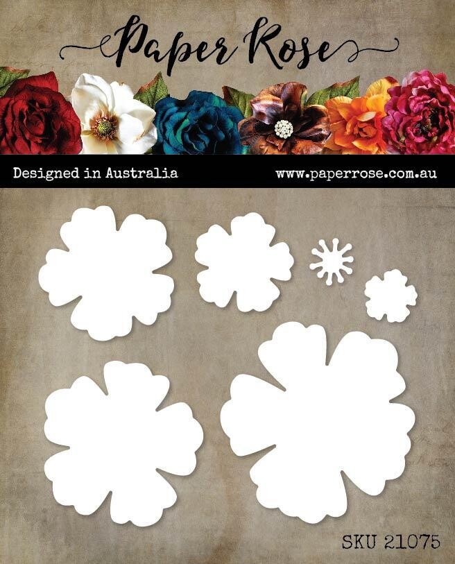 Paper Rose Metal Cutting Die - Margot Flower