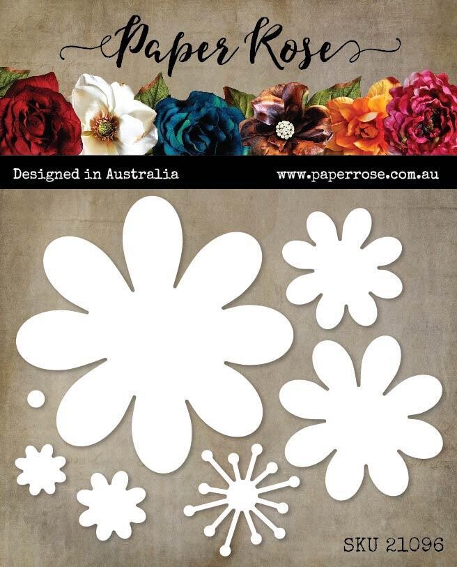 Paper Rose Metal Cutting Die - Moira Flower