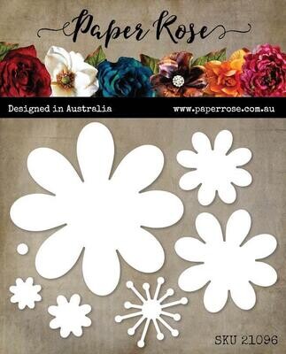 Paper Rose Metal Cutting Die - Moira Flower