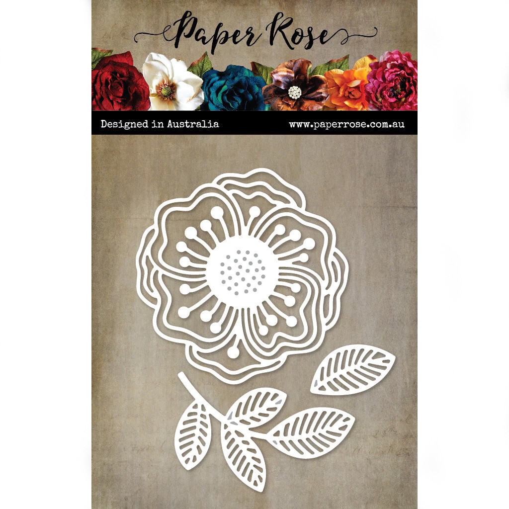 Paper Rose Metal Die - Zen Flower