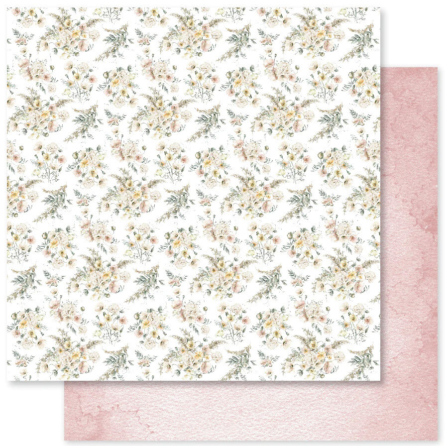 Paper Rose - Poppy Field - E - 12&quot;x12&quot; Doublesided Paper Sheet