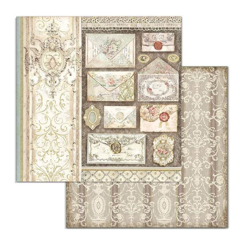 Stamperia - Princess - Paper Letters - 12&quot;x12&quot; Double-sided Paper Sheet