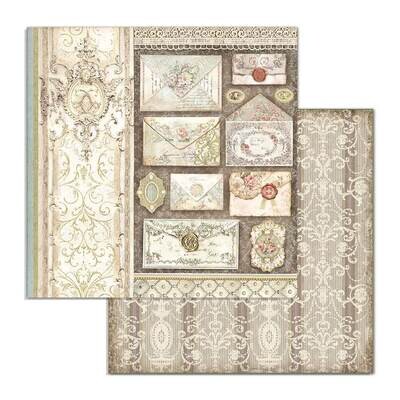 Stamperia - Princess - Paper Letters - 12&quot;x12&quot; Double-sided Paper Sheet