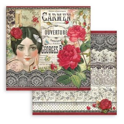 Stamperia - Desire - Carmen - 12&quot;x12&quot; Double-sided Paper Sheet