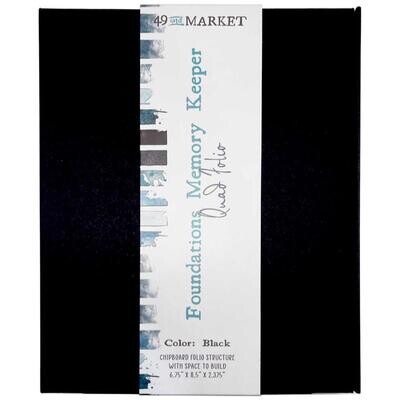 49 and Market - Foundations Memory Keeper Quad Folio – Black