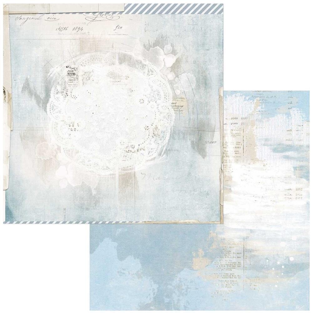 49 and Market - Serenity – Vintage Artistry - 12x12 Cardstock - Peaceful Notions