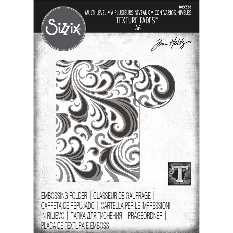 Sizzix - 3D Texture Impressions by Tim Holtz - SWIRLS