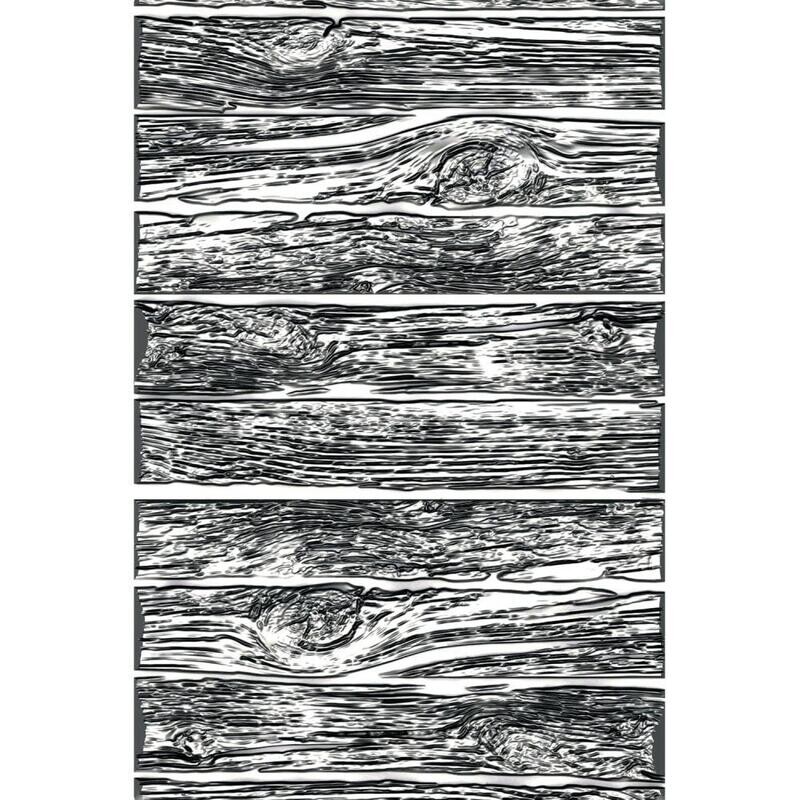 Sizzix - 3D Texture Fades by Tim Holtz - Mini - Lumber