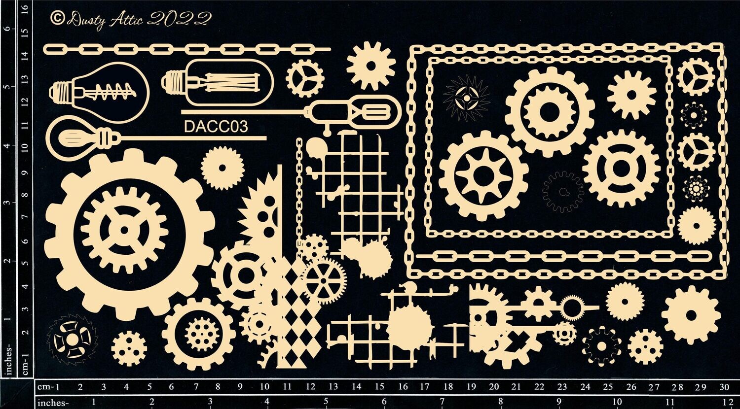 Dusty Attic - Custom Mixed Chipboard – Industrial