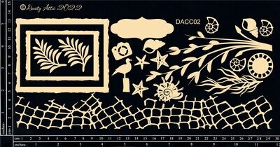 Dusty Attic - Custom Mixed Chipboard – Beach Days