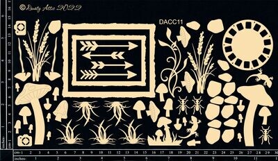 Dusty Attic - Custom Mixed Chipboard #11 – Nature